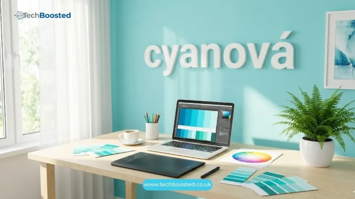 Cyanová