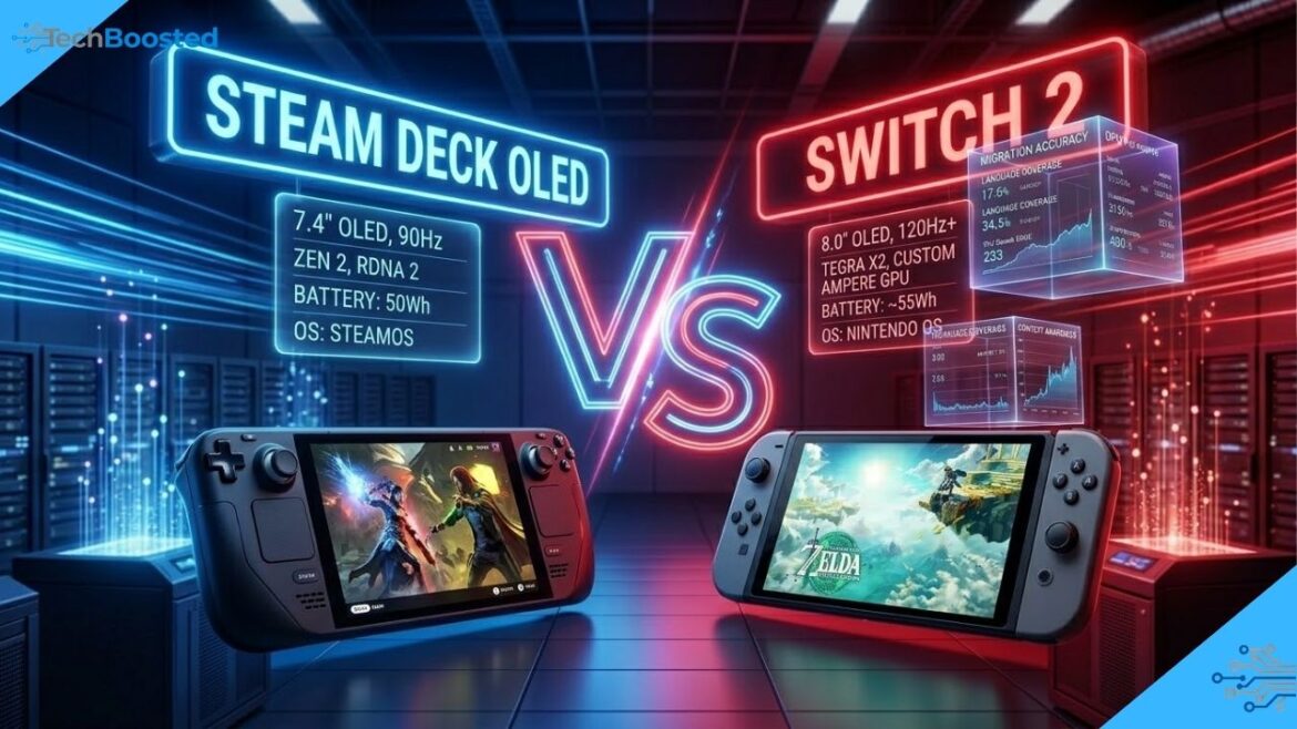 Steam Deck OLED vs Switch 2